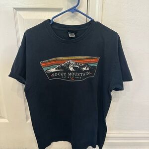 Rocky Mountain National Park Black T-Shirt